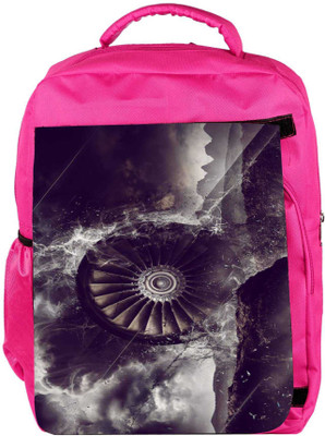 

Snoogg Eco Friendly Canvas Propeller 18809 2922 Backpack Rucksack School Travel Unisex Casual Canvas Bag Bookbag Satchel 5 L Backpack(Pink)