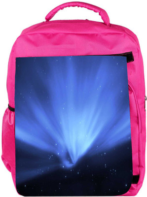 

Snoogg Eco Friendly Canvas Blue Stars Designer Backpack Rucksack School Travel Unisex Casual Canvas Bag Bookbag Satchel 5 L Backpack(Pink)