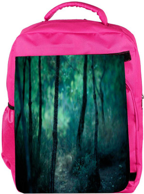 

Snoogg Eco Friendly Canvas Thin Branch Tree Designer Backpack Rucksack School Travel Unisex Casual Canvas Bag Bookbag Satchel 5 L Backpack(Pink)