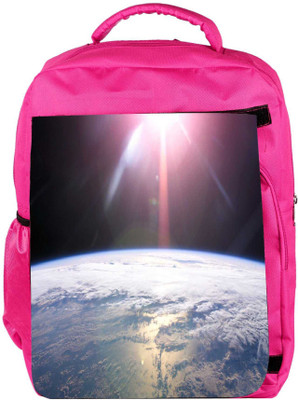 

Snoogg Eco Friendly Canvas Sea Part Of Earth Designer Backpack Rucksack School Travel Unisex Casual Canvas Bag Bookbag Satchel 5 L Backpack(Pink)