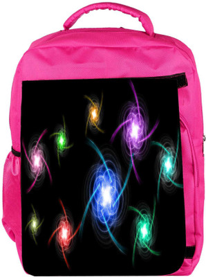 

Snoogg Eco Friendly Canvas Abstract Colorful Design Designer Backpack Rucksack School Travel Unisex Casual Canvas Bag Bookbag Satchel 5 L Backpack(Pink)