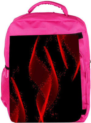 

Snoogg Eco Friendly Canvas Red Florasen Design Designer Backpack Rucksack School Travel Unisex Casual Canvas Bag Bookbag Satchel 5 L Backpack(Pink)