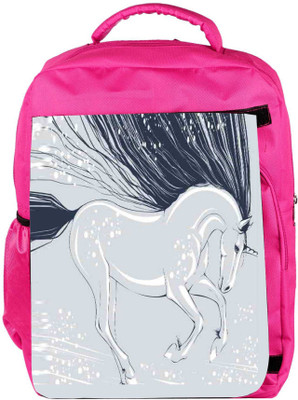 

Snoogg Eco Friendly Canvas Unicorn 2824 Backpack Rucksack School Travel Unisex Casual Canvas Bag Bookbag Satchel 5 L Backpack(Pink)