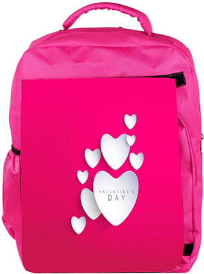 

Snoogg Eco Friendly Canvas Be My Valentine Backpack Rucksack School Travel Unisex Casual Canvas Bag Bookbag Satchel 5 L Backpack(Pink)