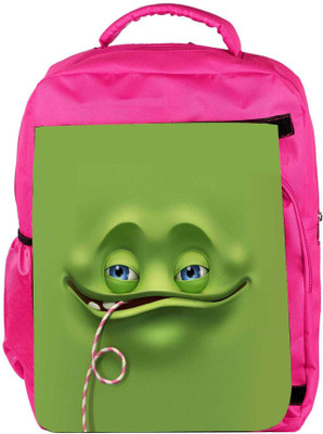 

Snoogg Eco Friendly Canvas Jolly Ghost 2651 Backpack Rucksack School Travel Unisex Casual Canvas Bag Bookbag Satchel 5 L Backpack(Pink)