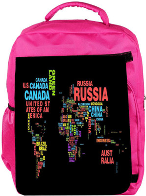 

Snoogg Eco Friendly Canvas Waterdrops Designer Backpack Rucksack School Travel Unisex Casual Canvas Bag Bookbag Satchel 5 L Backpack(Pink)