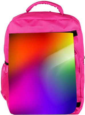 

Snoogg Eco Friendly Canvas Multicolor Pattern Design Designer Backpack Rucksack School Travel Unisex Casual Canvas Bag Bookbag Satchel 5 L Backpack(Pink)