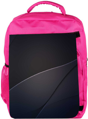 

Snoogg Eco Friendly Canvas Black Pattern Design Designer Backpack Rucksack School Travel Unisex Casual Canvas Bag Bookbag Satchel 5 L Backpack(Pink)