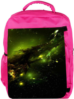 

Snoogg Eco Friendly Canvas Abstract Space Backpack Rucksack School Travel Unisex Casual Canvas Bag Bookbag Satchel 5 L Backpack(Pink)