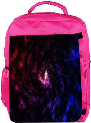Snoogg Eco Friendly Canvas Deep Abstract Widescreen Designer Backpack Rucksack School Travel Unisex Casual Canvas Bag Bookbag Satchel 5 L Backpack(Pink)