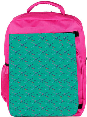

Snoogg Eco Friendly Canvas Bluish Pattern 2758 Backpack Rucksack School Travel Unisex Casual Canvas Bag Bookbag Satchel 5 L Backpack(Pink)