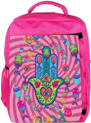 

Snoogg Eco Friendly Canvas Love And Peace Backpack Rucksack School Travel Unisex Casual Canvas Bag Bookbag Satchel 5 L Backpack(Pink)