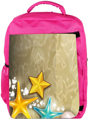 

Snoogg Eco Friendly Canvas Abstract Summer Background Backpack Rucksack School Travel Unisex Casual Canvas Bag Bookbag Satchel 5 L Backpack(Pink)