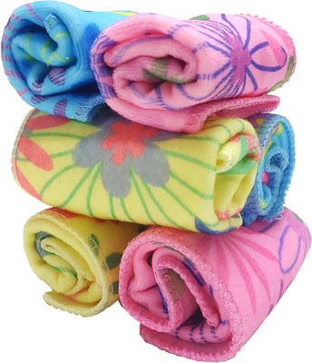 

GoodStart Cotton, Polyester 370 GSM Hand, Face Towel Set(Pack of 6, Multicolor)