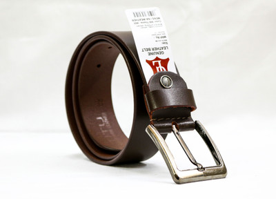 

DAKSH Men Brown Genuine Leather Belt