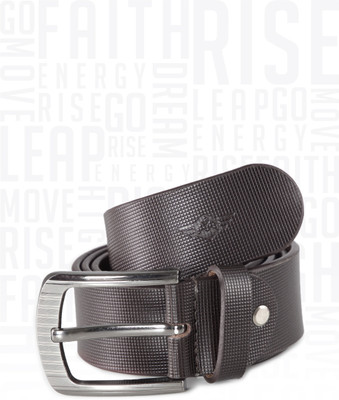

Metronaut Men Casual Genuine Leather Belt, Brown