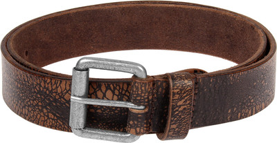

Aditi Wasan Men Casual Brown, Tan Genuine Leather Belt
