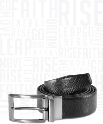 

Metronaut Men Casual Artificial Leather Belt, Black/brown