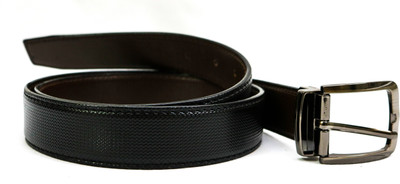 

DAKSH Men Brown, Black Artificial Leather Reversible Belt, Black & brown