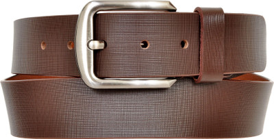 

Parfaith Men Casual Brown Genuine Leather Belt