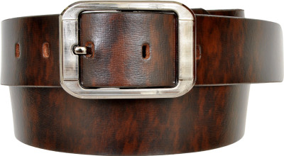 

A S Leather Men Casual Brown Genuine Leather Belt, Black