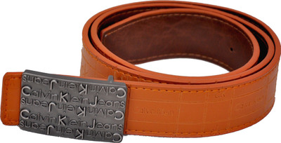 

Brandbuckets Men Casual Brown Synthetic Belt