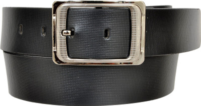 

A S Leather Men Casual Black Genuine Leather Belt