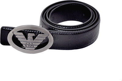 

Brandbuckets Men Casual Black Synthetic Belt
