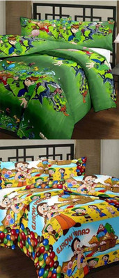 

V Brown Cartoon  Comforter(Poly Cotton, Multicolor