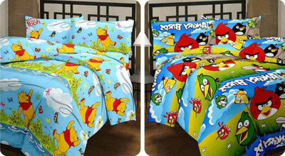 

V Brown Cartoon  Comforter(Poly Cotton, Multicolor
