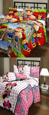 

V Brown Cartoon  Comforter(Poly Cotton, Multicolor