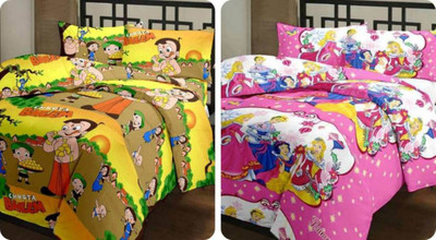 

V Brown Cartoon  Comforter(Poly Cotton, Multicolor