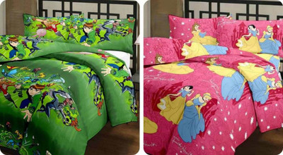 

V Brown Cartoon  Comforter(Poly Cotton, Multicolor