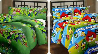 

V Brown Cartoon  Comforter(Poly Cotton, Multicolor