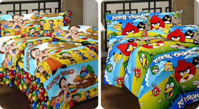 

V Brown Cartoon  Comforter(Poly Cotton, Multicolor