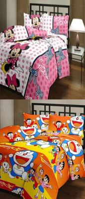 

V Brown Cartoon  Comforter(Poly Cotton, Multicolor