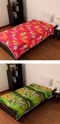 

V Brown Cartoon  Comforter(Poly Cotton, Multicolor
