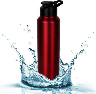 

Style Homez Stainless Steel Water Bottle 1000 ml Sipper Red Color 1000 ml Sipper(Pack of 1, Red), Matelic red
