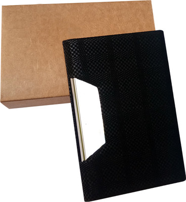 

Printmystic.com 10 Card Holder(Set of 1, Black, Silver)