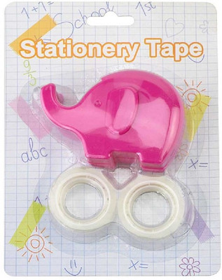 

Dragon Single Side Tape Desktop Mini Elephant Small Tape Dispenser (Manual)(Set of 1, Multicolor)