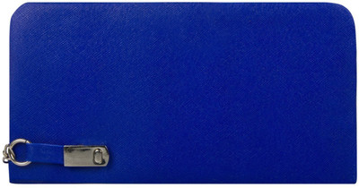 

Uno Covers Women Blue Artificial Leather Wallet(7 Card Slots)