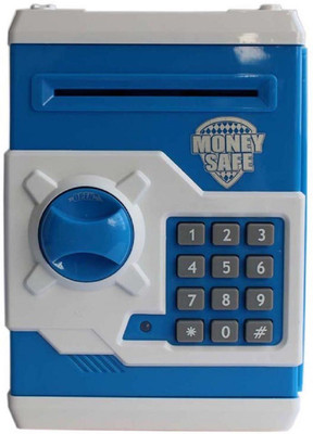 

DINAARKAN BLUE PIGGY BANK WITH BATTERIES Coin Bank(Blue)