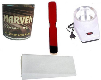 

ddh 1 wax heater with choclate wax , 65 wax strips and 1 knife(Set of 4)