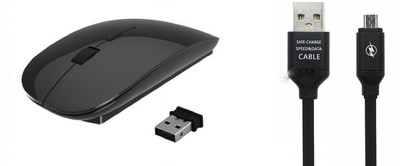 

ReTrack 2.4 Ghz Ultra Slim Mouse With Cable Combo Set