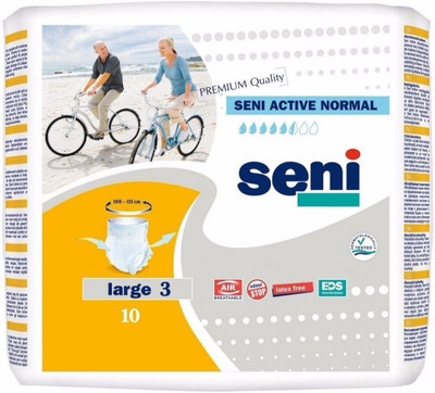 Seni Active Adult Diapers - L(10 Pieces)