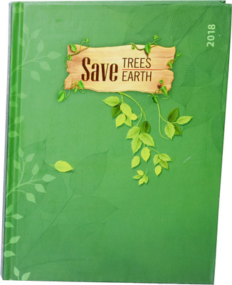 

Indigo Creatives A5 Diary(Save The Earth, Green)
