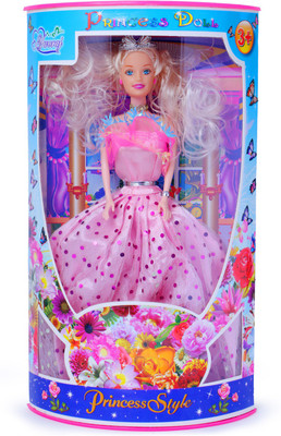 

Planet of Toys Princess Doll(Pink)