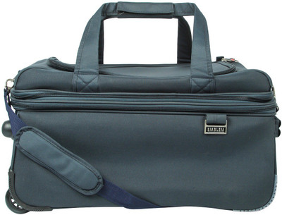 

emblem (Expandable) Discover 22Inch Blue Duffel Strolley Bag(Blue)
