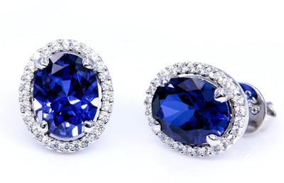 ASSET JEWELS Asset Jewels 925 Sterling Silver Genuine Handmade Earring /Stud/Dangle Cubic Zirconia Silver Stud Earring