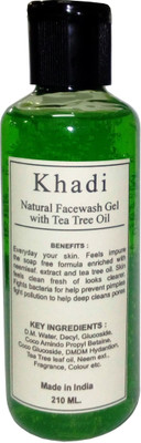 

Khadi Herbal Natural Facewash Gel with Tea Tree Oil Face Wash(210 ml)